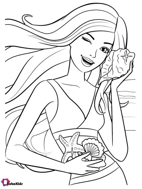 Barbie coloring printables for kids