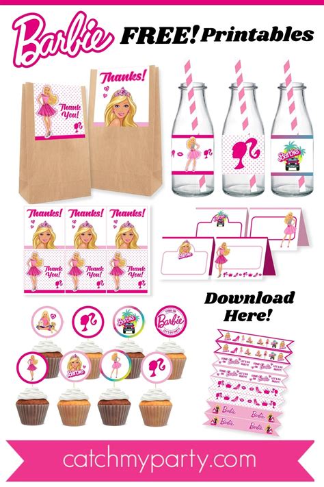 Barbie Printable Crafts