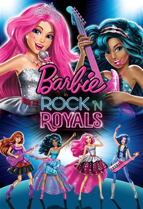 Barbie Rock 'n Royals Coloring Page