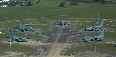 Aircraft on display at Barksdale Air Force Base