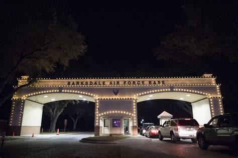 Security personnel at Barksdale Air Force Base