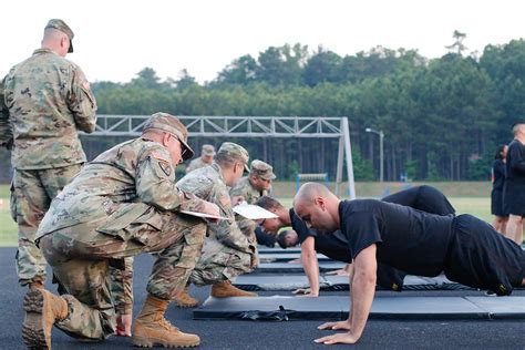 Recruits in uniform during BCT training