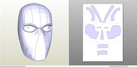 Basic Red Hood Helmet Template