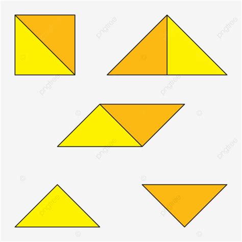 Basic tangram shapes