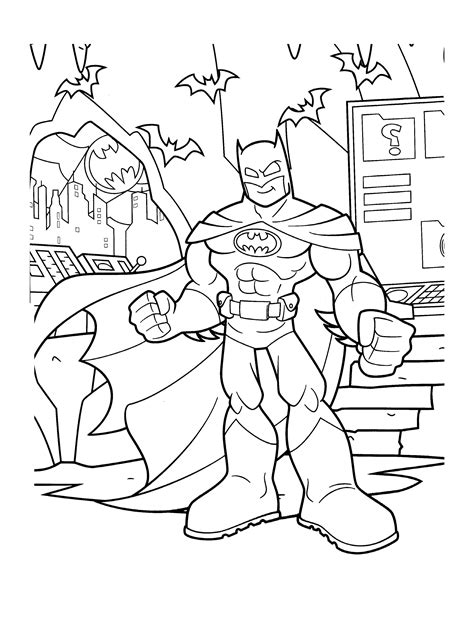 Batman Coloring Pages for Kids 1