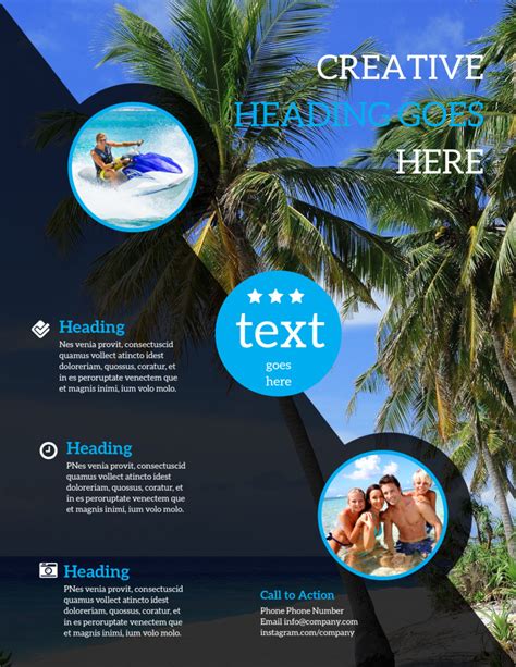 Beach Getaway Template Example