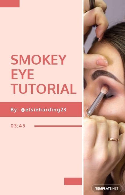 Beauty Tutorial Template Example