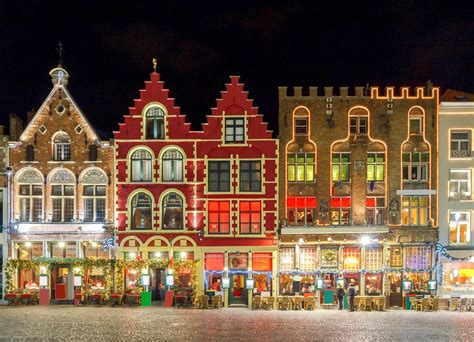 Belgium Christmas Markets at Night