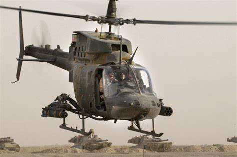 Bell OH-58 Kiowa Warrior in action