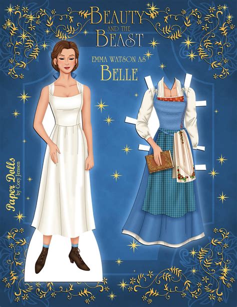 Belle Paper Doll