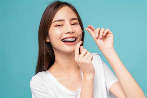 The benefits of regular flossing with braces