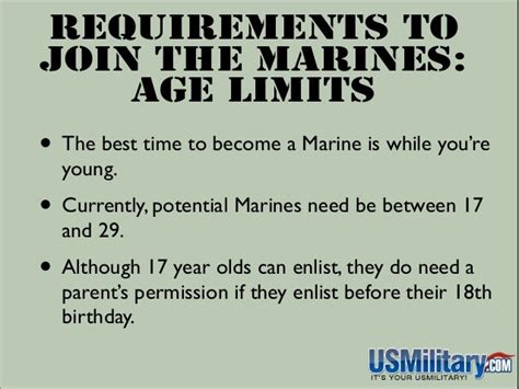 Benefits of Joining Marine Corps at Younger Age