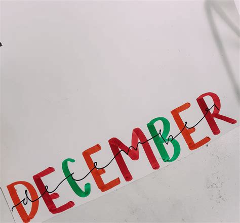 Benefits of Using December in Bubble Letters