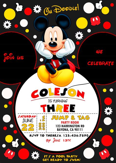 Benefits of Using Mickey Mouse Birthday Invites Templates