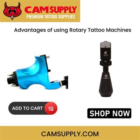 Benefits of Using Rotary Tattoo Machines