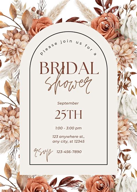 Benefits of Using a Bridal Shower Invitation Template