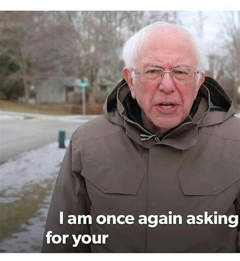 Bernie Sanders looking determined