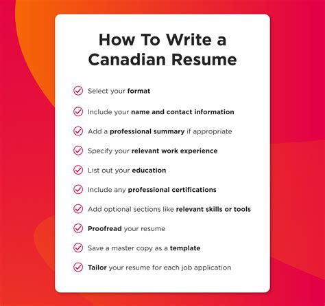 Best Canadian Resume Templates