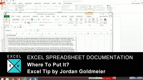 Best Practices in Excel