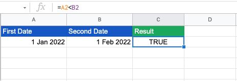 Best Practices For Comparing Dates In Google Sheets