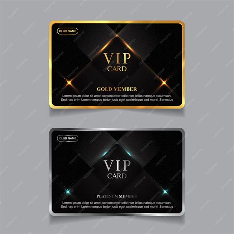 Best VIP Membership Card Designs