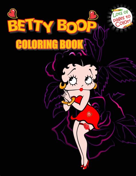 Betty Boop adult coloring book pages