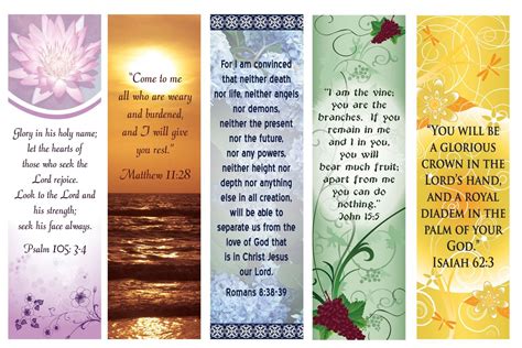 Bible Bookmark Templates For Adults