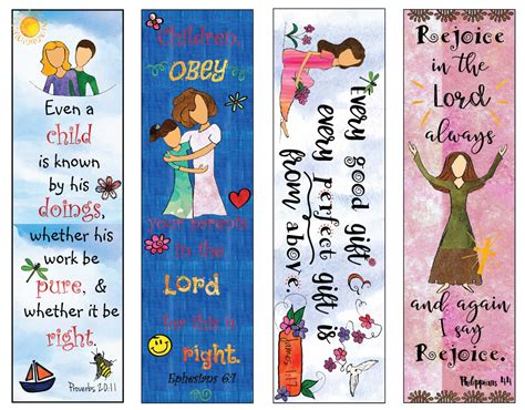 Bible Bookmark Templates For Kids