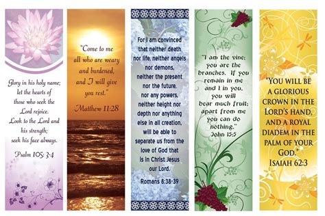 Bible Bookmark Templates For Teens