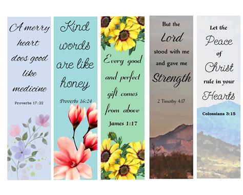 Bible Bookmark Templates For Women