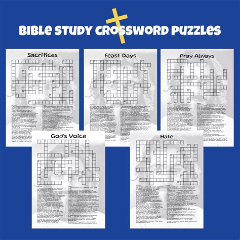 Bible Study Crossword Puzzle