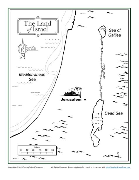 Bible study resources for the map of Israel