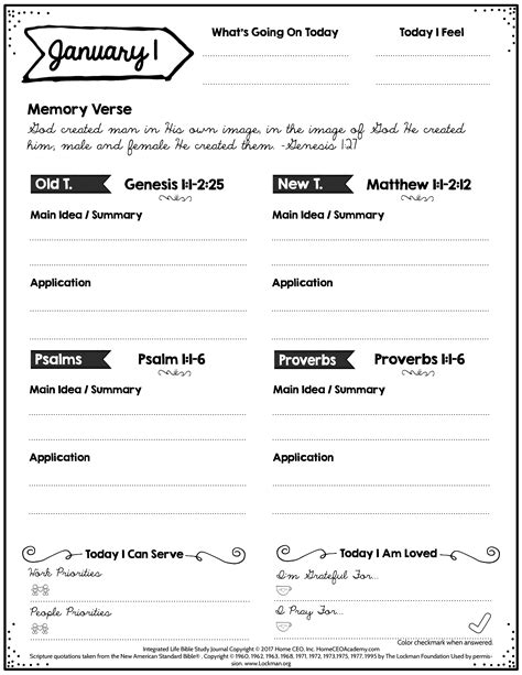 Bible Study Template for Adults