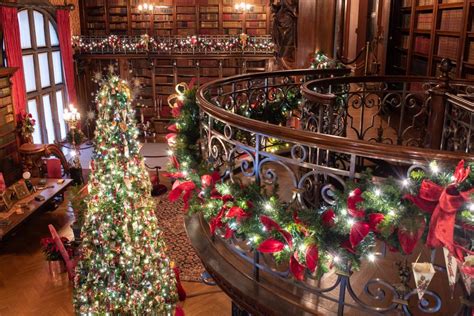 Biltmore House Christmas Lights Garden