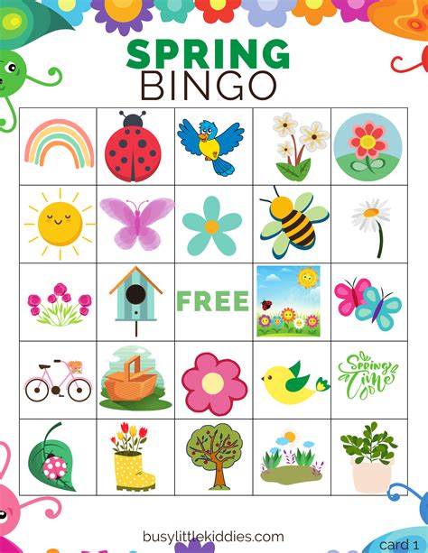 Bingo Cards for Kids