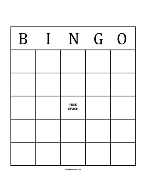 Bingo Template