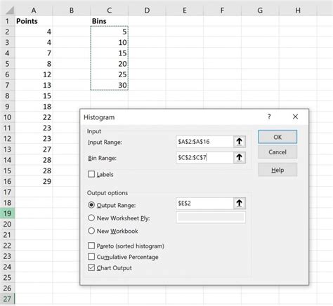 Binning Data in Excel Example 10