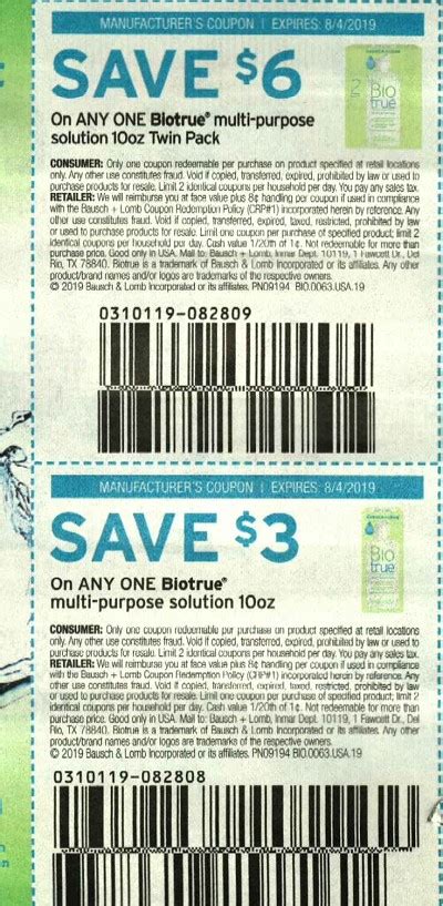 Biotrue Printable Coupons