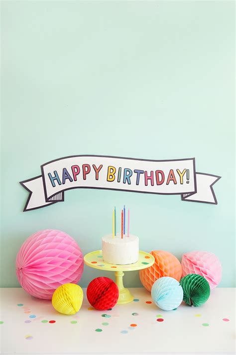 Birthday Banner Template 4