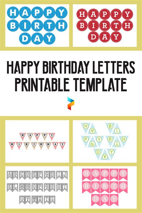 Birthday Letters Printable Templates