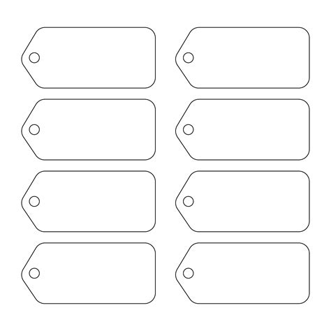 Blank Gift Tag Template