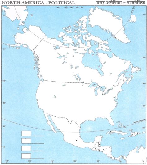 Blank North America Map Download