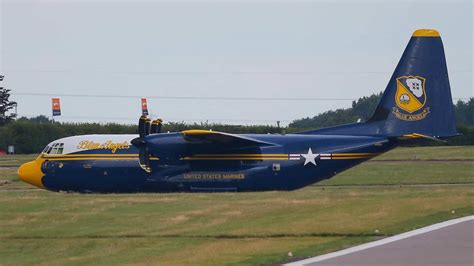 Blue Angels C-130 unique paint scheme