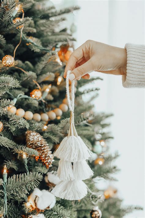 Boho Chic Christmas Tree Decorations