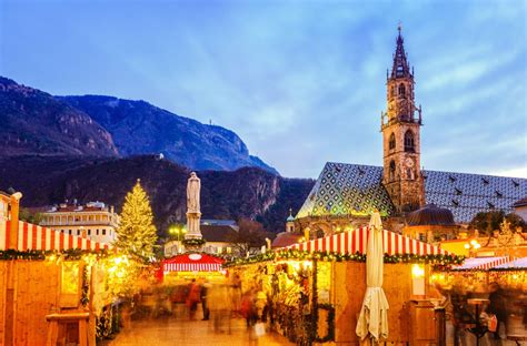 Bolzano Christmas Market Stalls