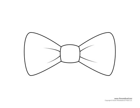 Bow Tie Printable Template