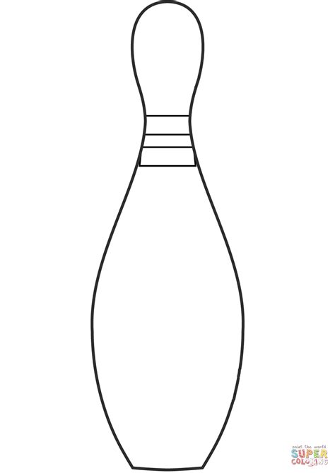 Free Bowling Pin Template Printable Download