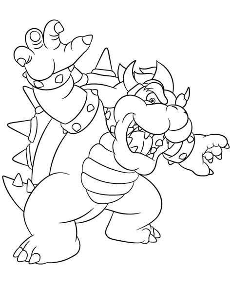 Bowser Coloring Pages