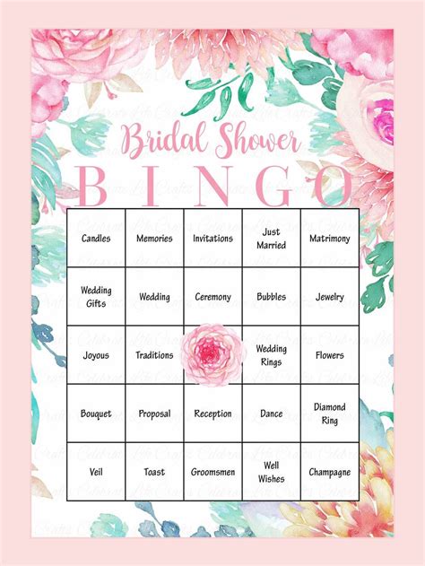 Bridal Shower Bingo Game Ideas