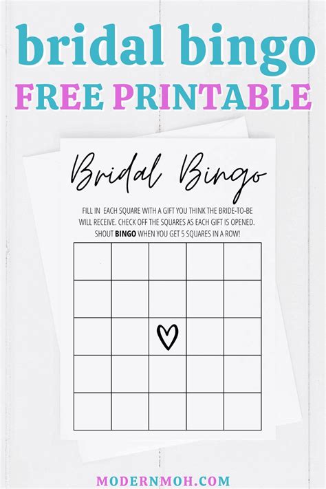 Bridal Shower Bingo Game Prizes